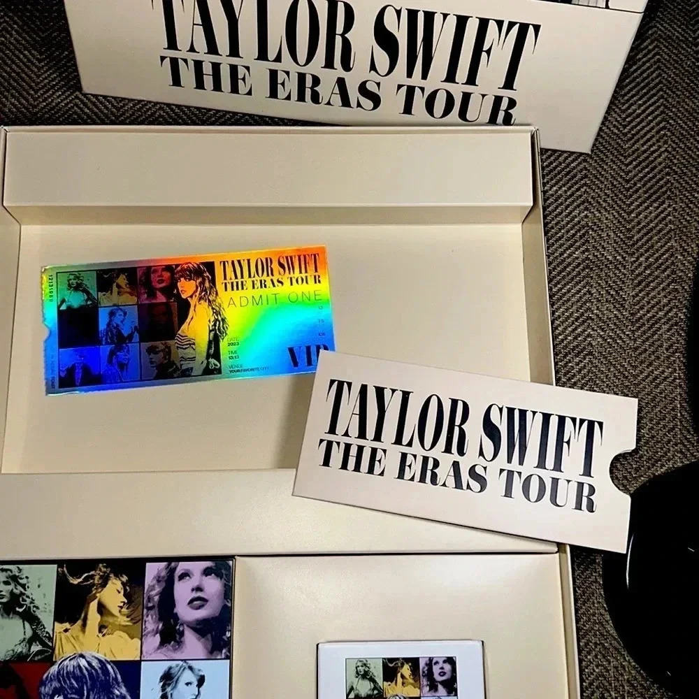 2023 TAYLOR SWIFT THE ERAS TOUR CONCERT OFFICIAL MERCH VIP FAN BOX & NWT T-SHIRT - Picture 14 of 16